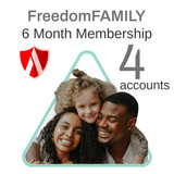 FreedomFAMILY Membership - Monthly, Semiannual or Annual Billing (includes 3 accounts - add more for $3 per month per additional account)