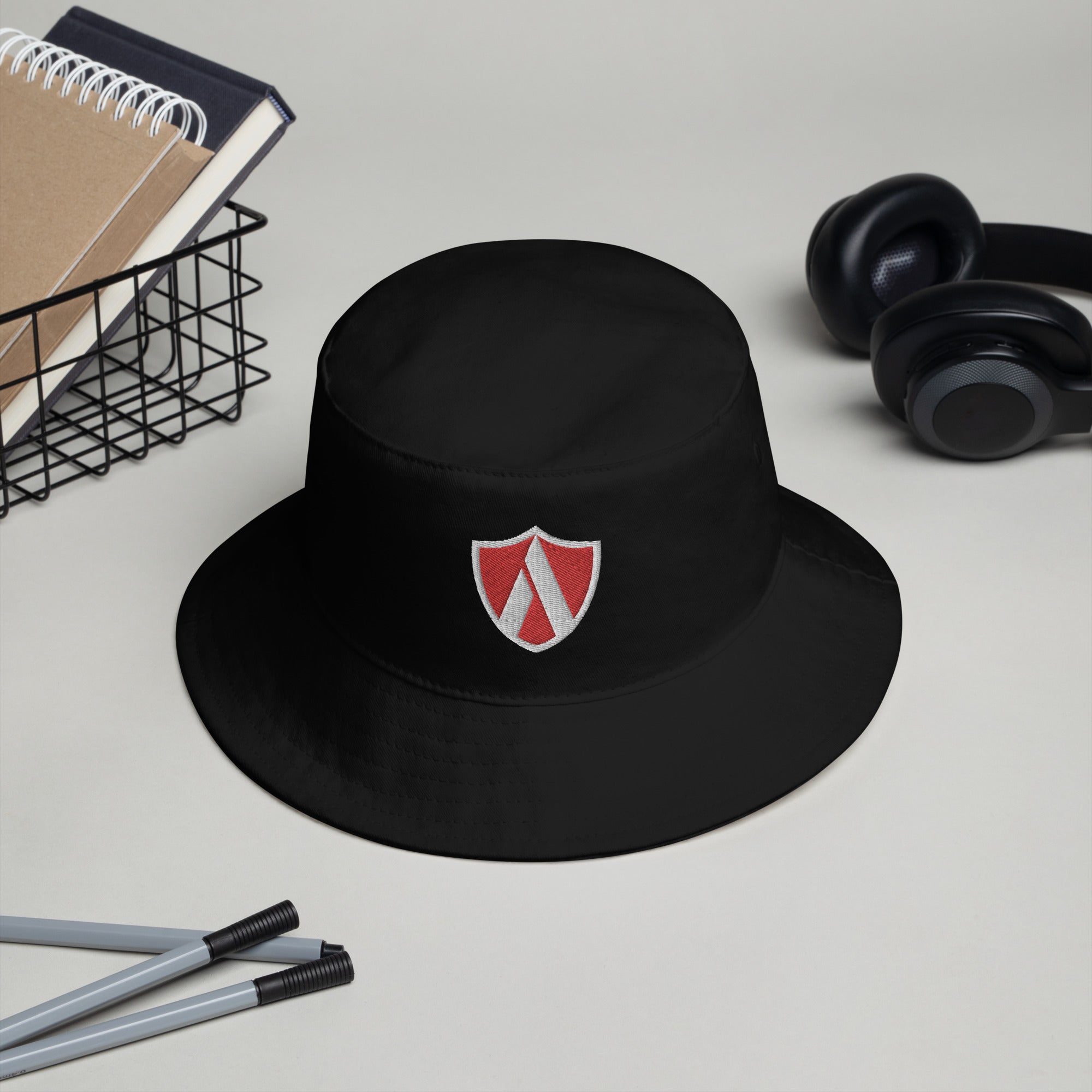Bucket Hat with Embroidered Attorney Shield Icon