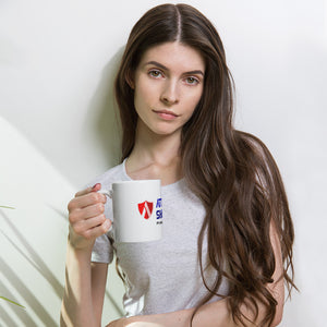 White Glossy Logo Mug